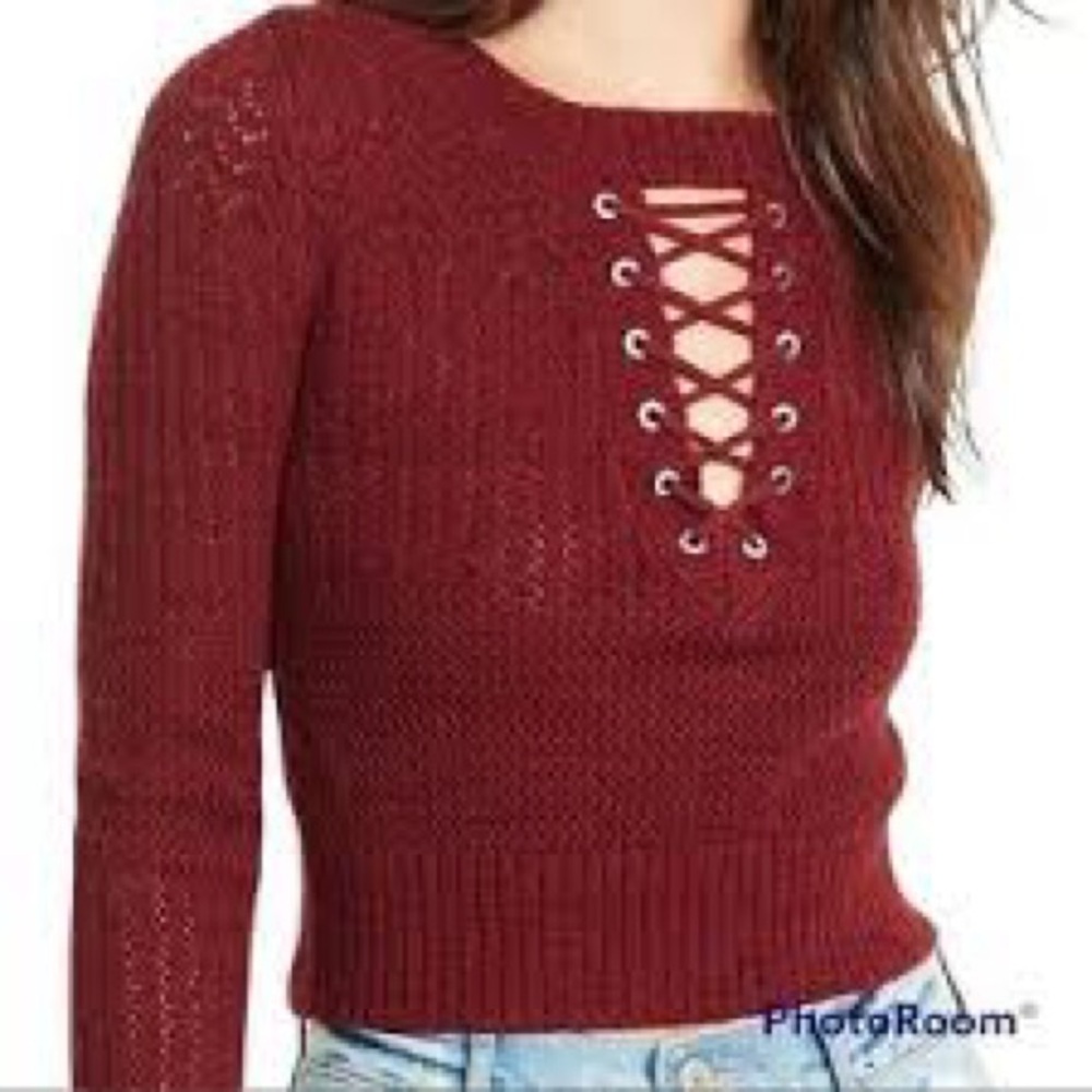 Crop sweater